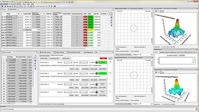 PI Products – Motion Control Software